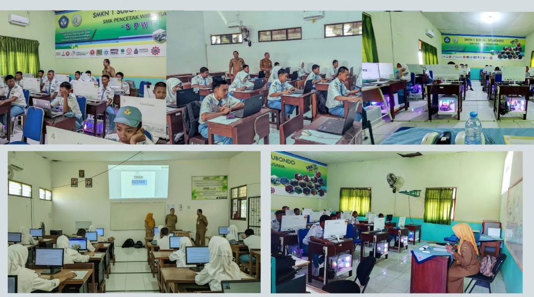 Pelaksanaan Gladi Bersih TKA Hari Pertama